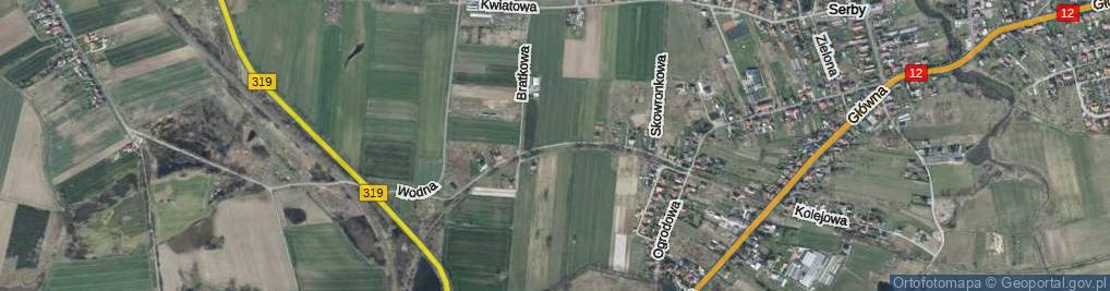 Zdjęcie satelitarne Sławska ul.