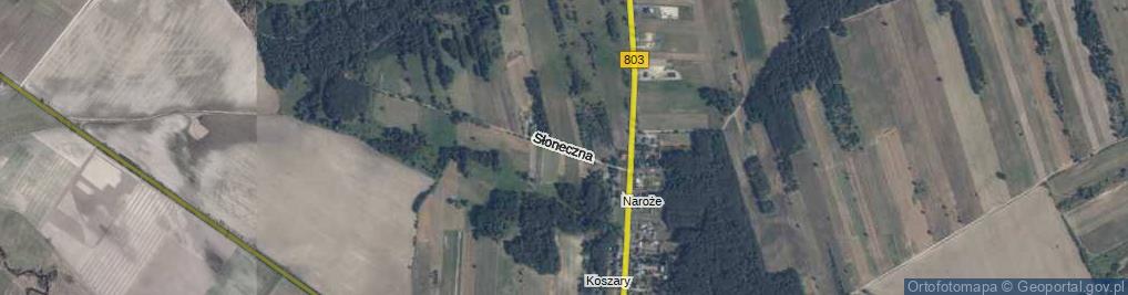 Zdjęcie satelitarne Słoneczna ul.