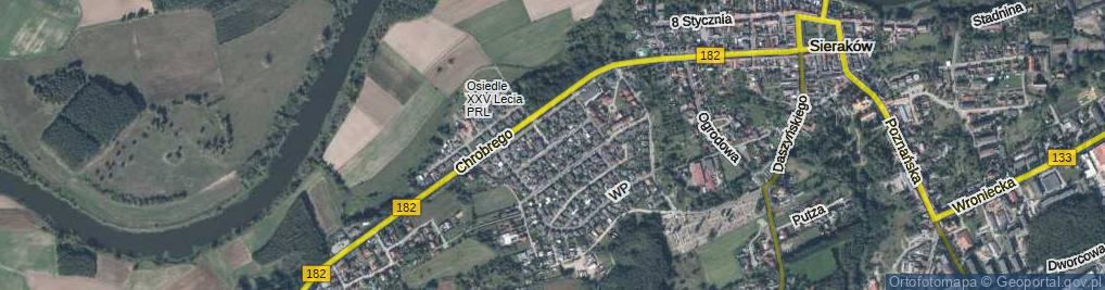 Zdjęcie satelitarne Słoneczna ul.