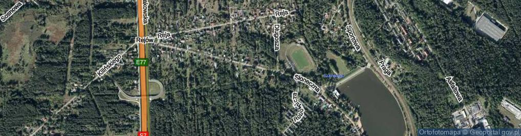 Zdjęcie satelitarne Słoneczna ul.