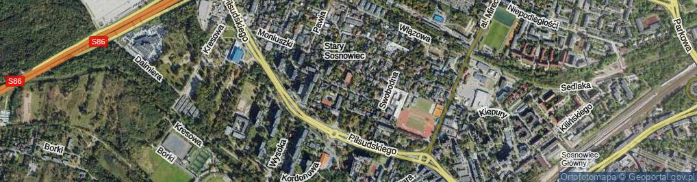Zdjęcie satelitarne Słowiańska ul.