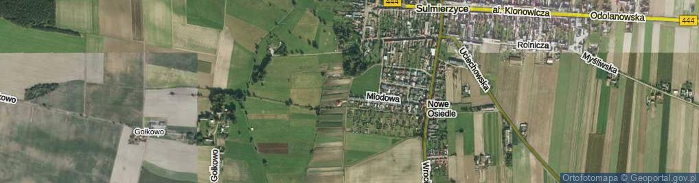 Zdjęcie satelitarne Słoneczna ul.