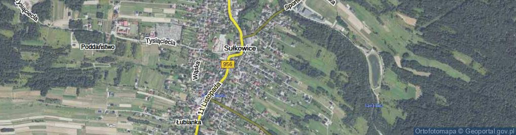 Zdjęcie satelitarne Ślusarska ul.