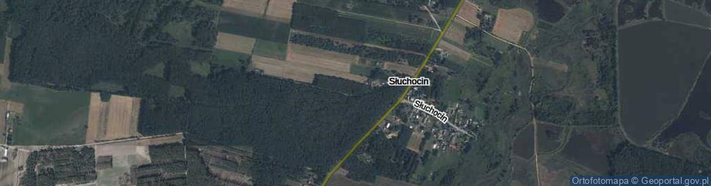 Zdjęcie satelitarne Słuchocin ul.