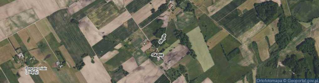 Zdjęcie satelitarne Słupie ul.