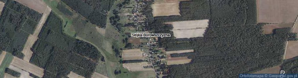 Zdjęcie satelitarne Słójka-Borowszczyzna ul.