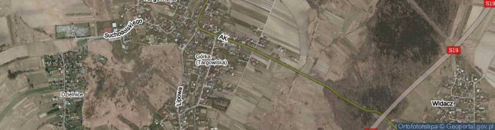 Zdjęcie satelitarne Słoneczna ul.