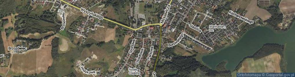 Zdjęcie satelitarne Słoneczna ul.