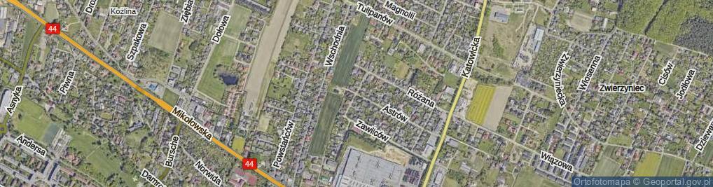 Zdjęcie satelitarne Słoneczników ul.