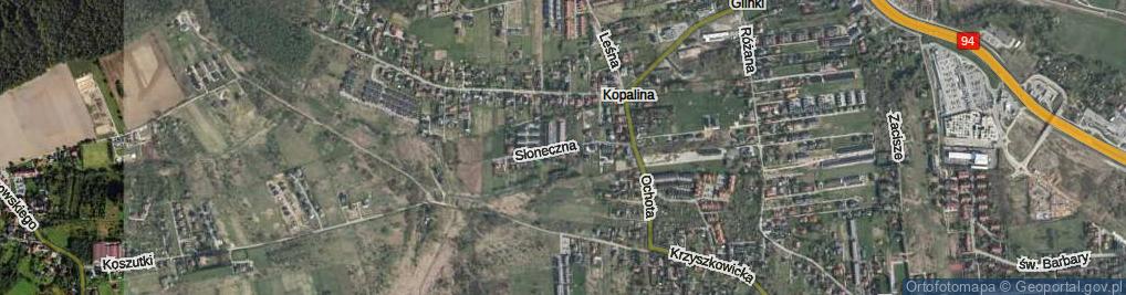 Zdjęcie satelitarne Słoneczna ul.