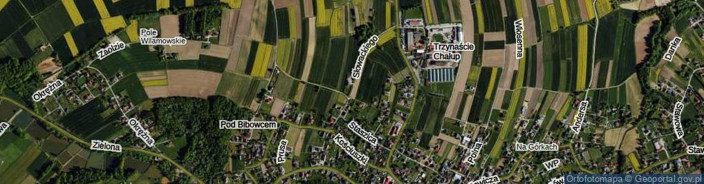 Zdjęcie satelitarne Słowackiego Juliusza ul.