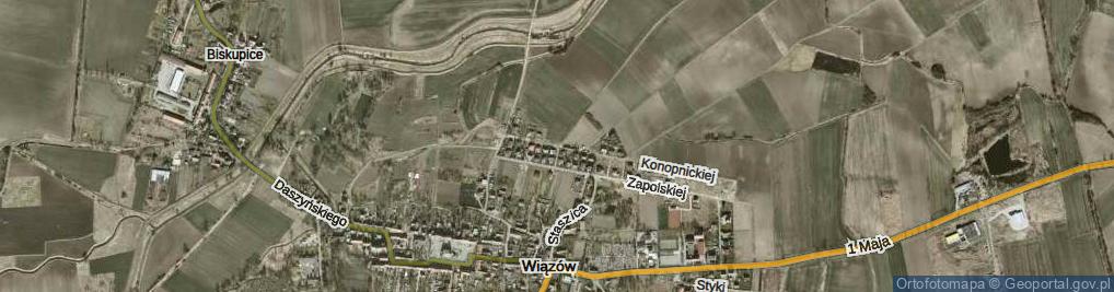 Zdjęcie satelitarne Słowackiego Juliusza ul.