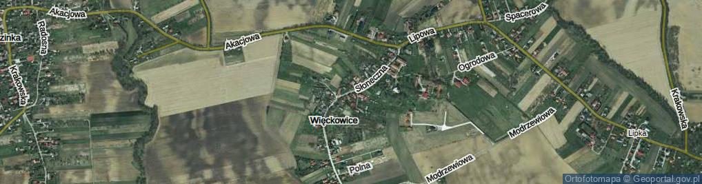 Zdjęcie satelitarne Słoneczna ul.