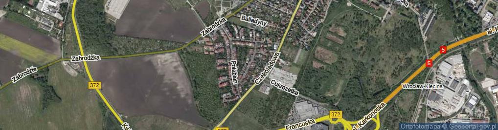 Zdjęcie satelitarne Słowińców ul.