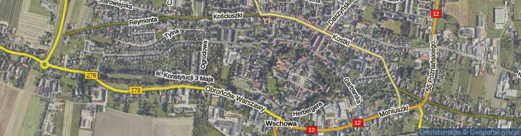 Zdjęcie satelitarne Słoneczna ul.