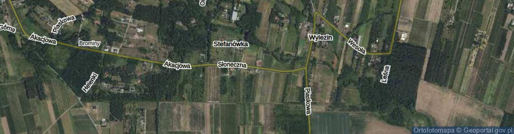 Zdjęcie satelitarne Słoneczna ul.