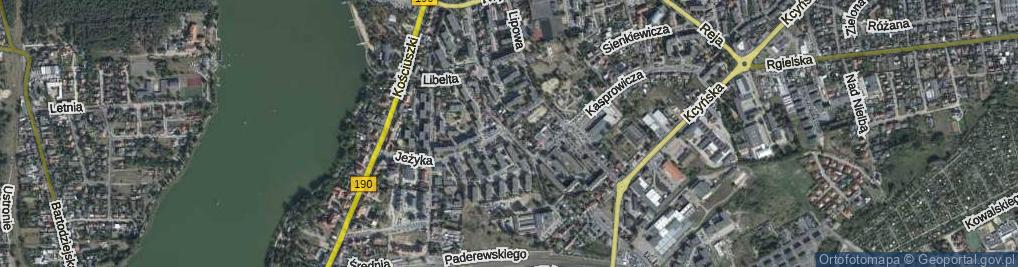 Zdjęcie satelitarne Słowackiego Juliusza ul.