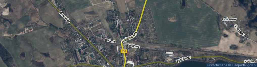 Zdjęcie satelitarne Słowackiego Juliusza ul.