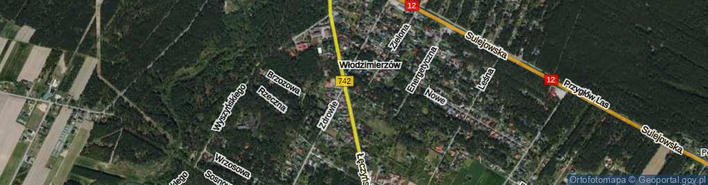 Zdjęcie satelitarne Słoneczna ul.