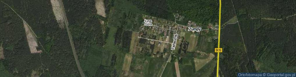 Zdjęcie satelitarne Słoneczna ul.