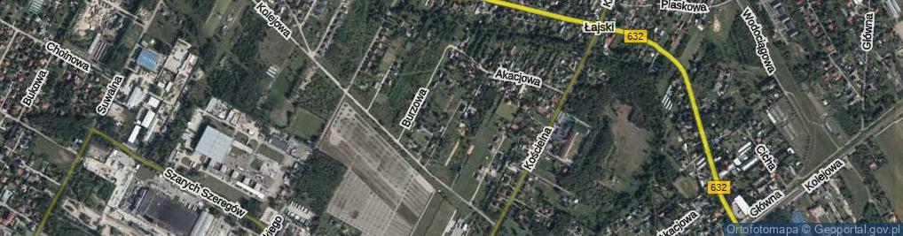 Zdjęcie satelitarne Słoneczna ul.