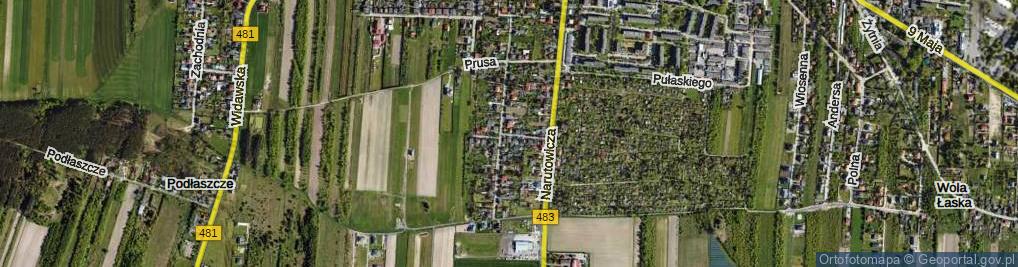 Zdjęcie satelitarne Słoneczna ul.