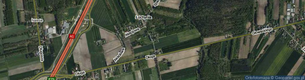 Zdjęcie satelitarne Słoneczna ul.