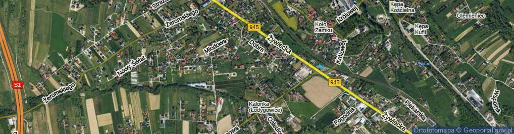 Zdjęcie satelitarne Słowików ul.