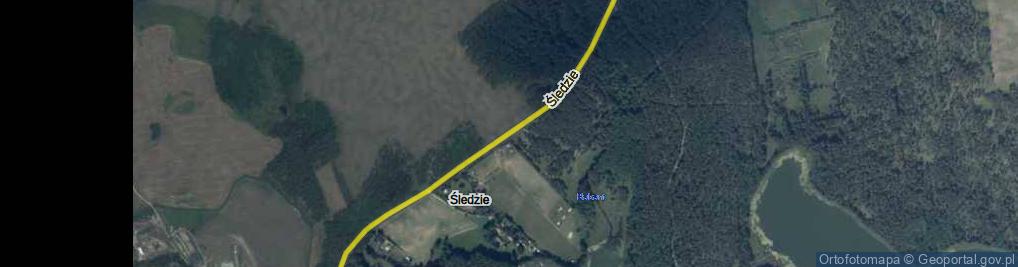 Zdjęcie satelitarne Śledzie ul.