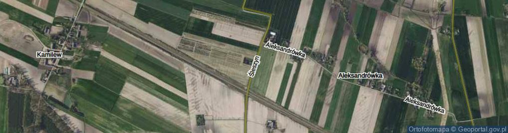 Zdjęcie satelitarne Śleszyn ul.