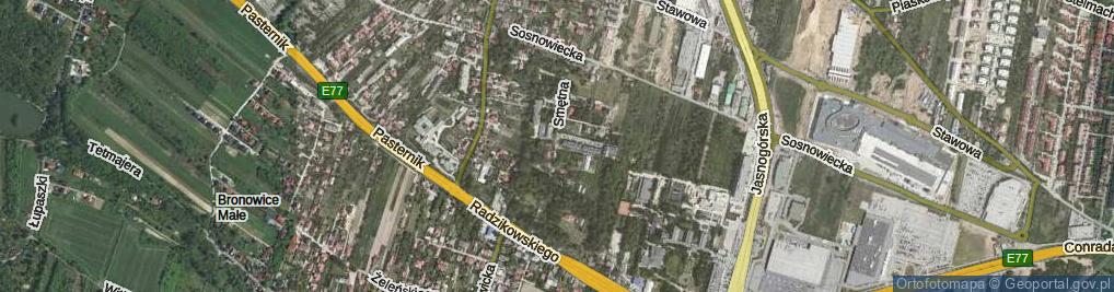 Zdjęcie satelitarne Smętna ul.