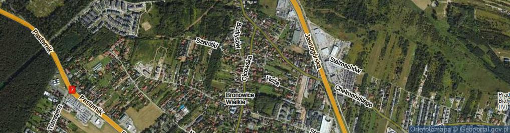 Zdjęcie satelitarne Śmiała ul.