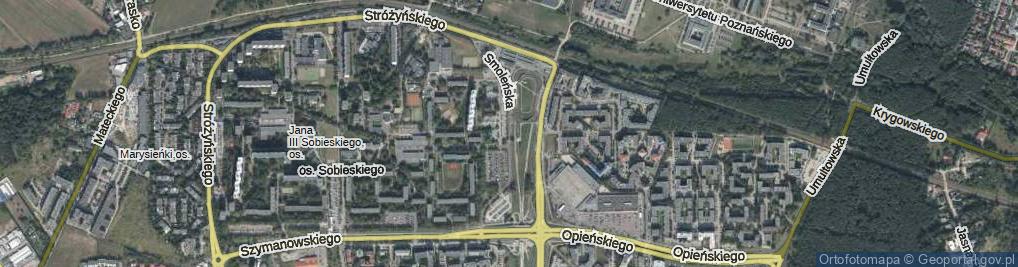 Zdjęcie satelitarne Smoleńska ul.