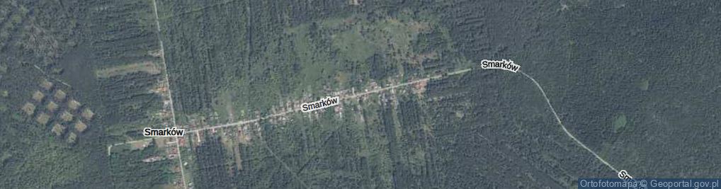 Zdjęcie satelitarne Smarków ul.