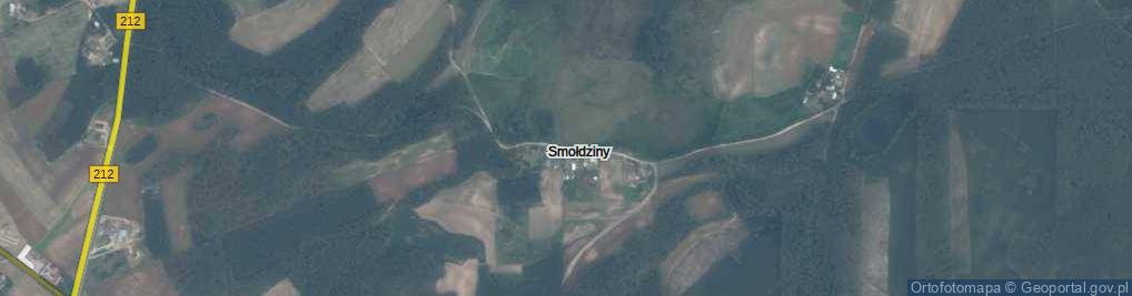 Zdjęcie satelitarne Smołdziny ul.