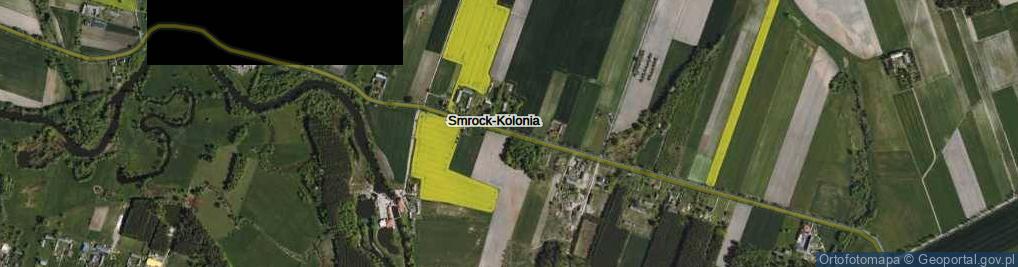 Zdjęcie satelitarne Smrock-Kolonia ul.