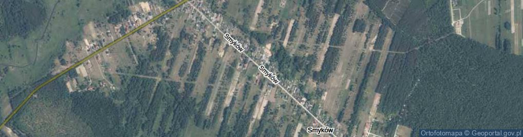 Zdjęcie satelitarne Smyków ul.