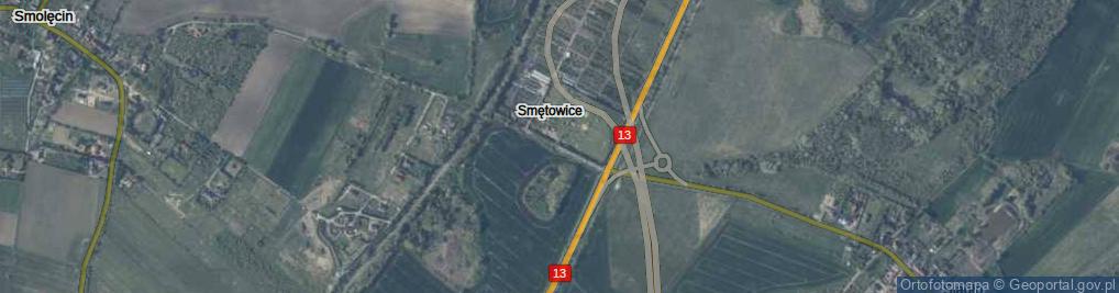 Zdjęcie satelitarne Smętowice ul.