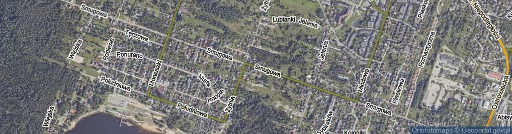 Zdjęcie satelitarne Smugowa ul.
