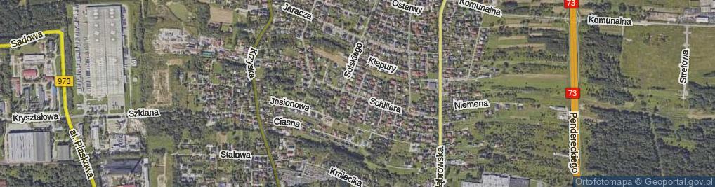 Zdjęcie satelitarne Smosarskiej Jadwigi ul.