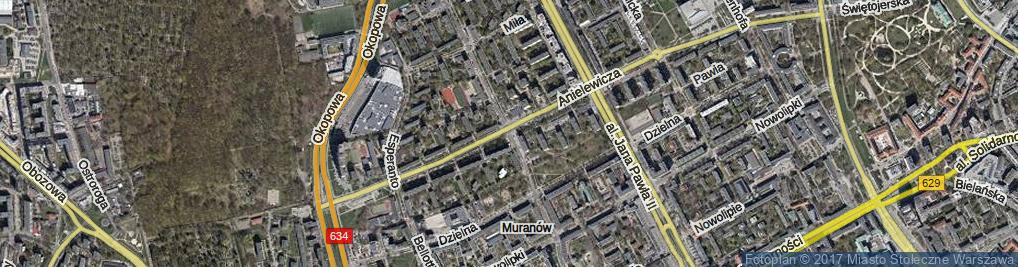 Zdjęcie satelitarne Smocza ul.