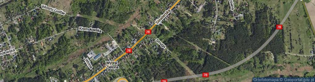 Zdjęcie satelitarne Smuga ul.