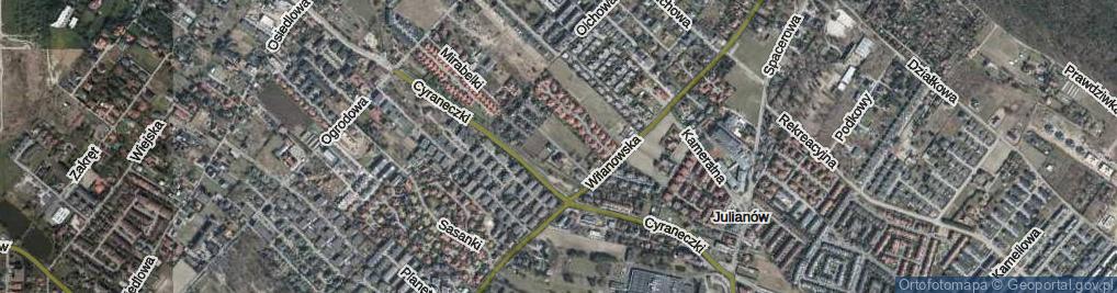 Zdjęcie satelitarne Śnieguliczki ul.