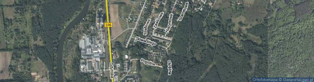 Zdjęcie satelitarne Śnieżycowa ul.