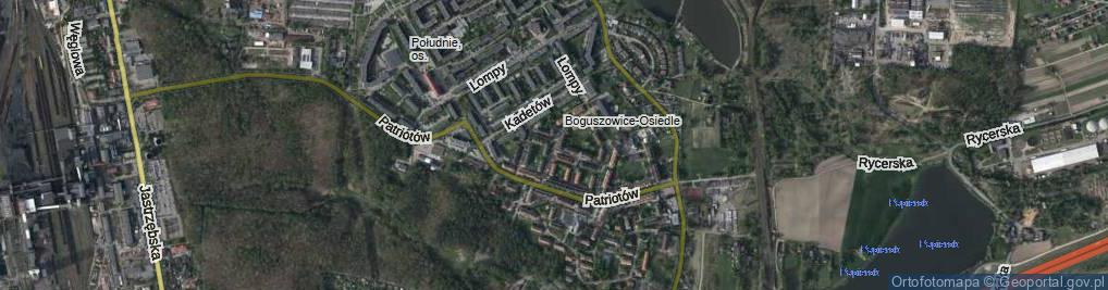 Zdjęcie satelitarne Śniadeckiego Jędrzeja ul.