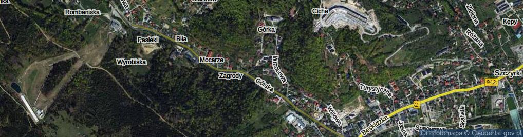 Zdjęcie satelitarne Śnieżna ul.