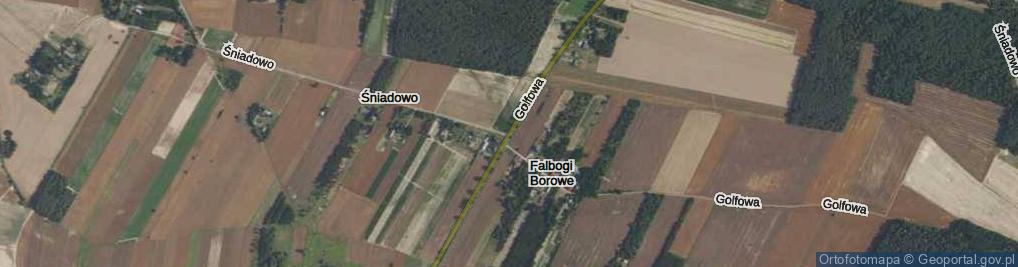 Zdjęcie satelitarne Śniadowo ul.
