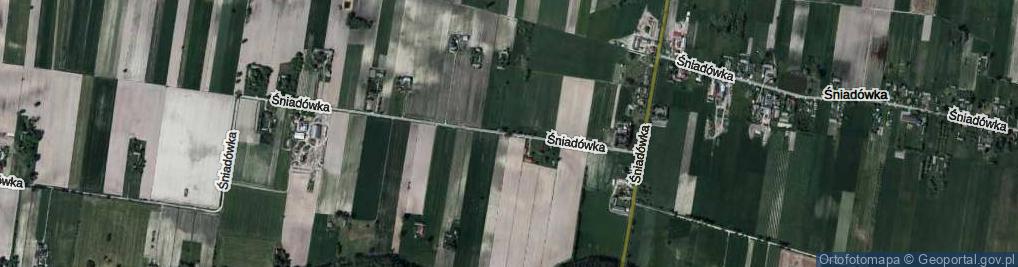 Zdjęcie satelitarne Śniadówka ul.