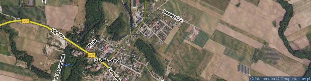 Zdjęcie satelitarne Sosnowa ul.