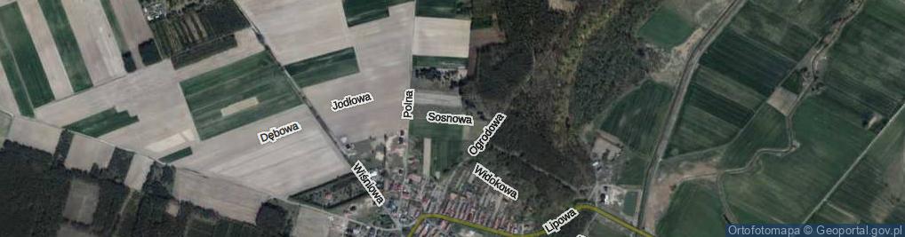 Zdjęcie satelitarne Sosnowa ul.